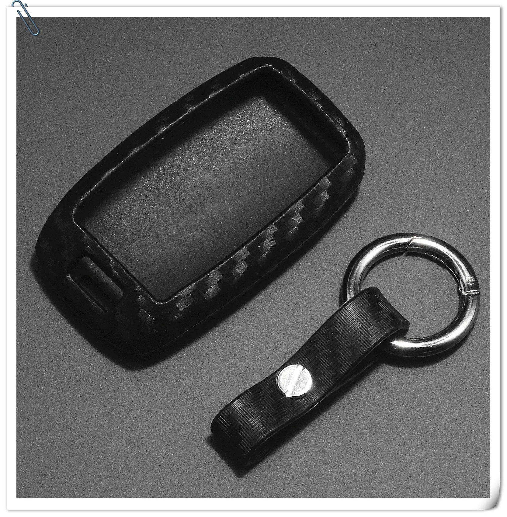 Keyforkess Car Smart Key Cover custodia in Silicone al carbonio per Kia Rio K2 Sedona Optima Ceed Sportage Soul Sorento Cerato Spectra Carens 11 Keyforkess Car Smart Key Cover custodia in Silicone al carbonio per Kia Rio K2 Sedona Optima Ceed Sportage Soul Sorento Cerato Spectra Carens -