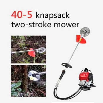 

Multifunctional electric agriculture 40-5S weeding machine 2 stroke large backpack 2 in 1 brush cutter mowing tool