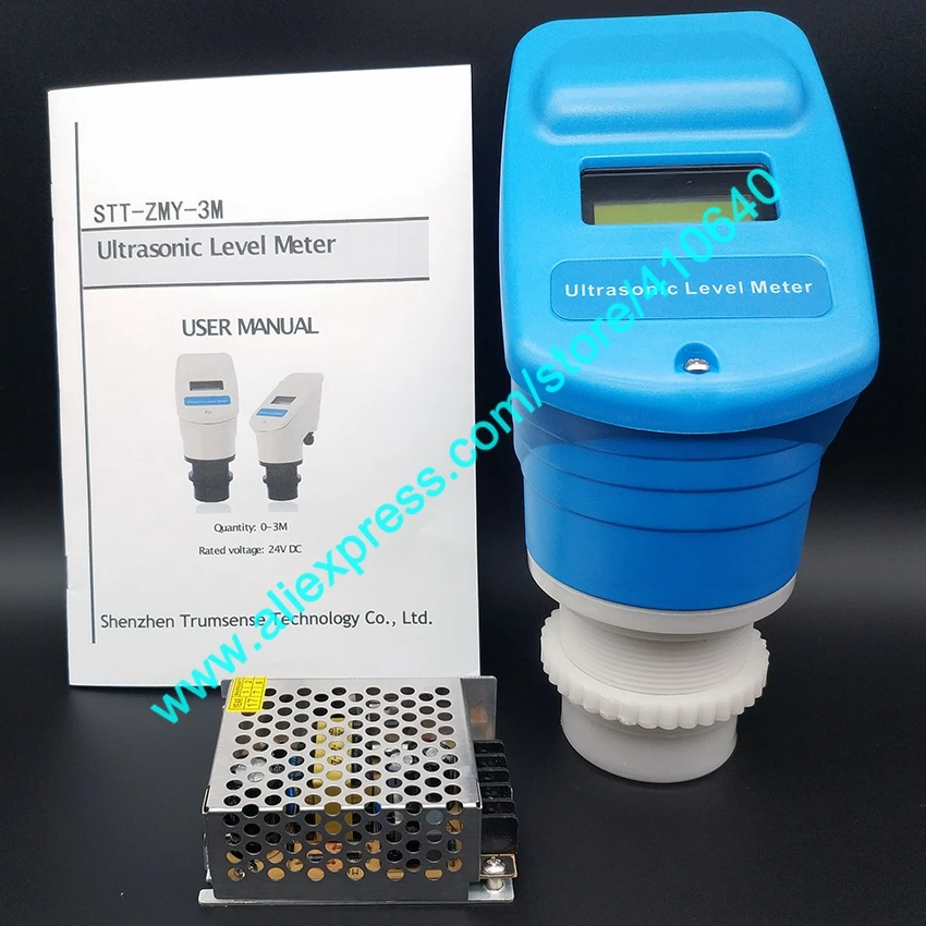

FACTORY DIRECT SUPPLYING 3 Meters Range Integrated Ultrasonic Water Level Meter Material Quantity Level Meter with Teflon Probe