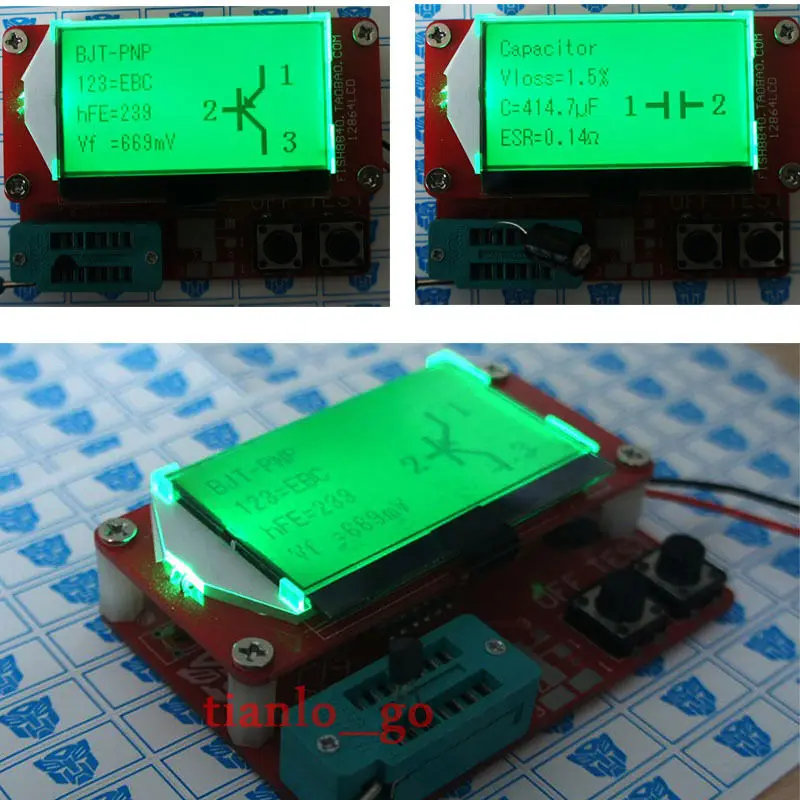 Lcd Combo Transistor Meter Touchpad 12864 5