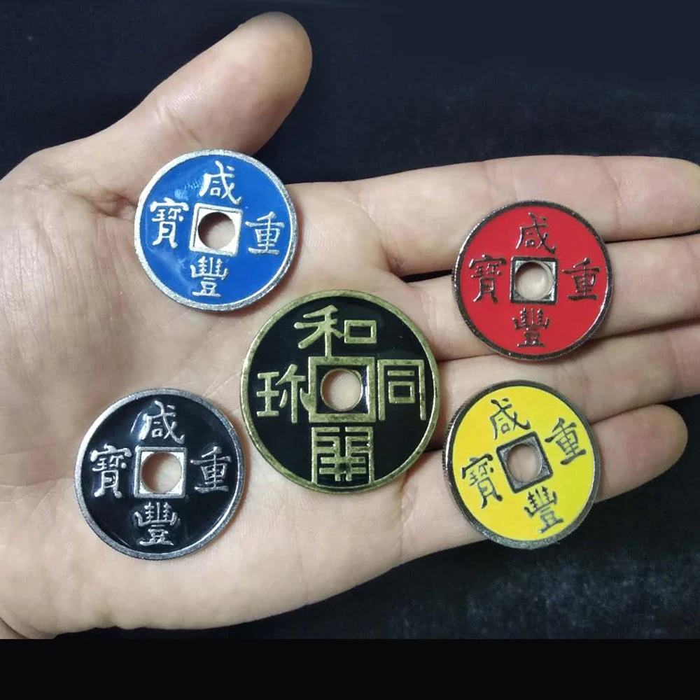 Китайские полдоллара Морген японские монеты Эрагон Волшебные трюки игрушки реквизит профессиональный маг