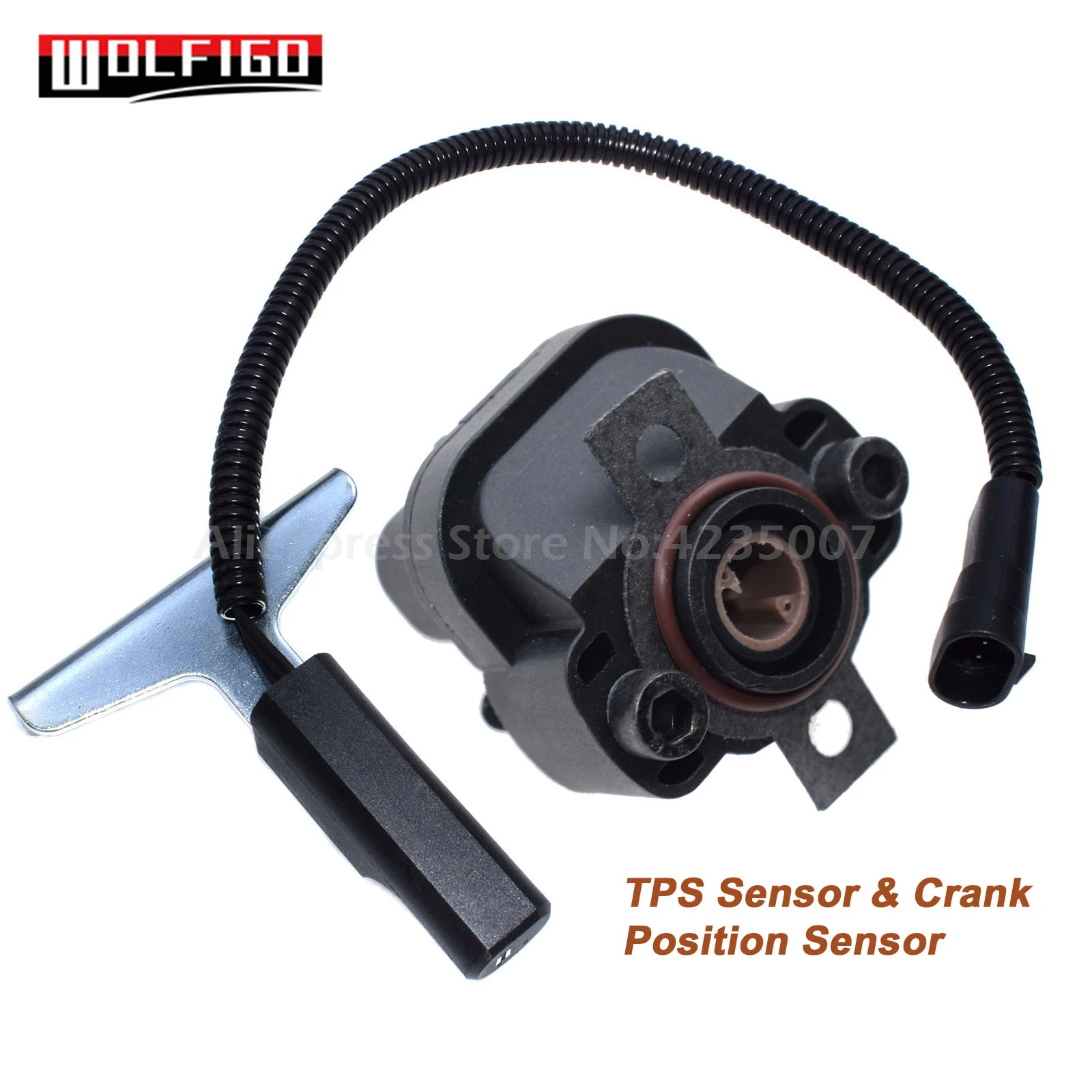 WOLFIGO для 94-1996 Jeep Grand Cherokee 5.2L TPS сенсор и CPS Кривошип датчик положения 56027272,4626051, 5234904, 4761871AB/AC