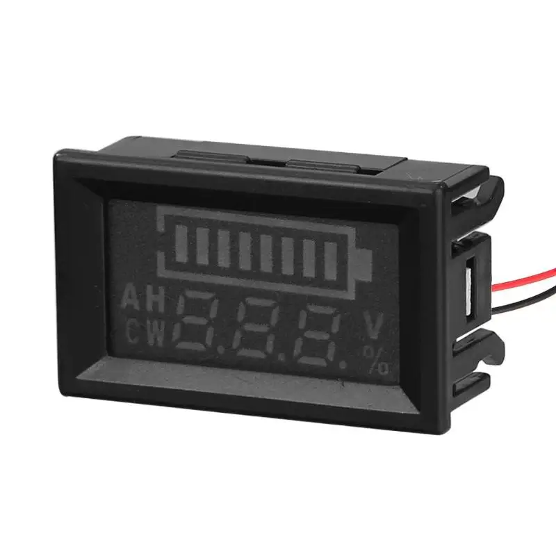 Lead Acid Battery B Водонепроницаемый 5-100 в цифровой двойной дисплей напряжение литиевая батарея электричество СВЕТОДИОДНЫЙ Индикатор прибора вольтметр с индикатором L15 - Цвет: Lead Acid Battery B