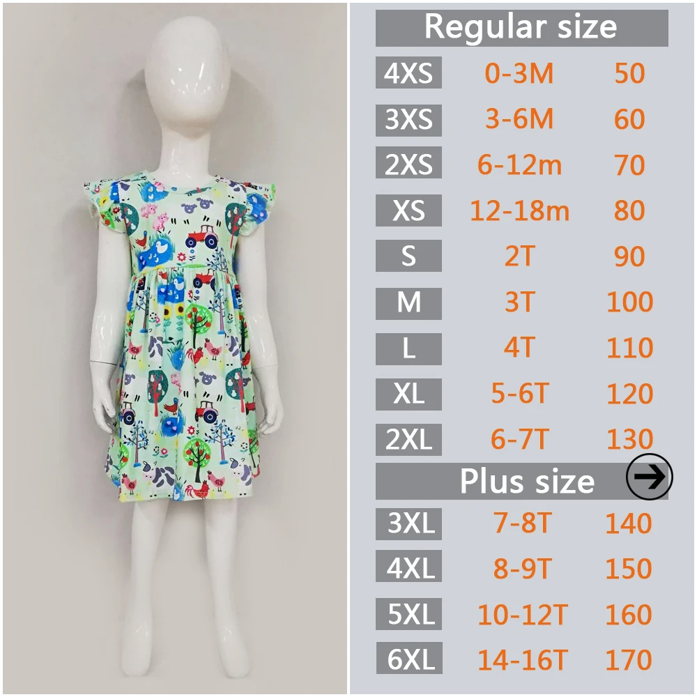 Summer Dress Baby Wholesale Sleeveless Cotton Farmland Pattern Baby Girls Clothes Ruffle Dress Baby Boutique Dresses GSY812-165 Summer Dress Baby Wholesale Sleeveless Cotton Farmland Pattern Baby Girls Clothes Ruffle Dress Baby Boutique Dresses GSY812-165