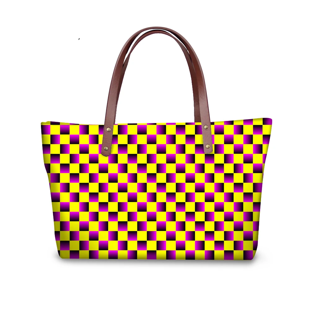 

Women Handbag Plaid Woman Big Bags Casual Shoulder Cross-body Bags Ladies Tote Office Shopping Bolsas Feminina sac