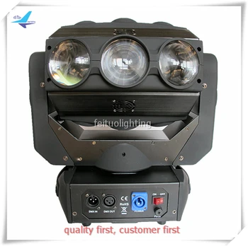 

2/lot led roller beam 9x12w rgbw 4in1 Three Axis LED Moving Beam Light Spider Moving Head