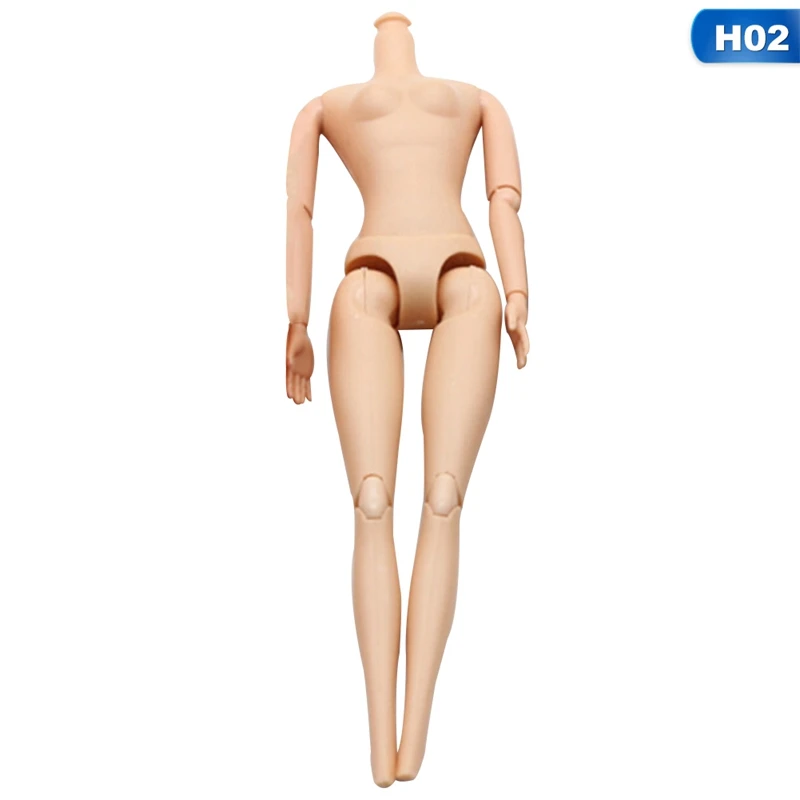 1Pcs 29cm Jointed DIY Doll Body Without Head DIY Movable Nude Naked Doll Body For Doll Toys For Children Gifts