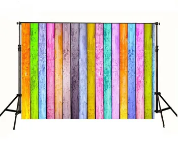 

colored Rainbow Striped photo backdrop Vinyl cloth High quality Computer printed party Photography Backgrounds