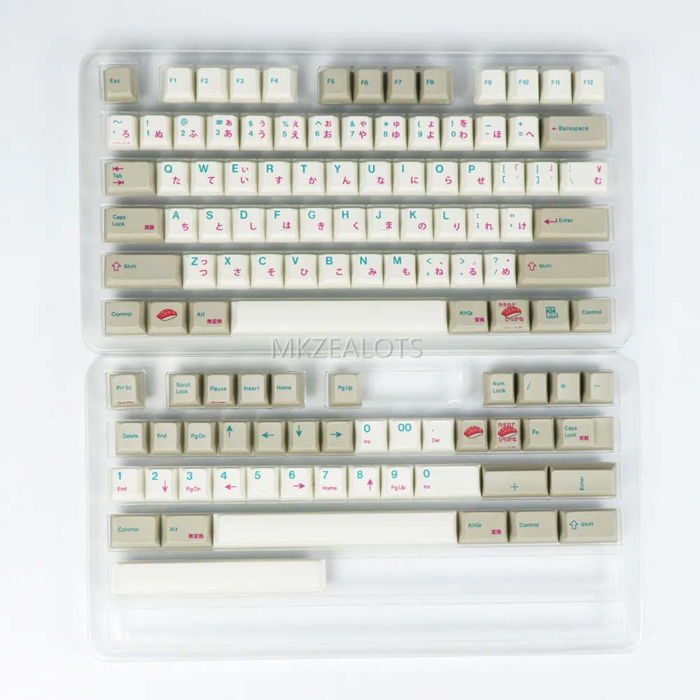 Enjoypbt keycaps механический keyboarded японский краситель подложка набор клавишных