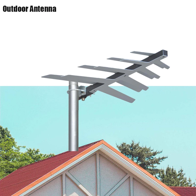 

Vidbox HD Digital TV Antenna For DVBT2 HDTV ISDBT ATSC 470 MHz -860MHz High Gain Strong Signal Outdoor TV Antenna