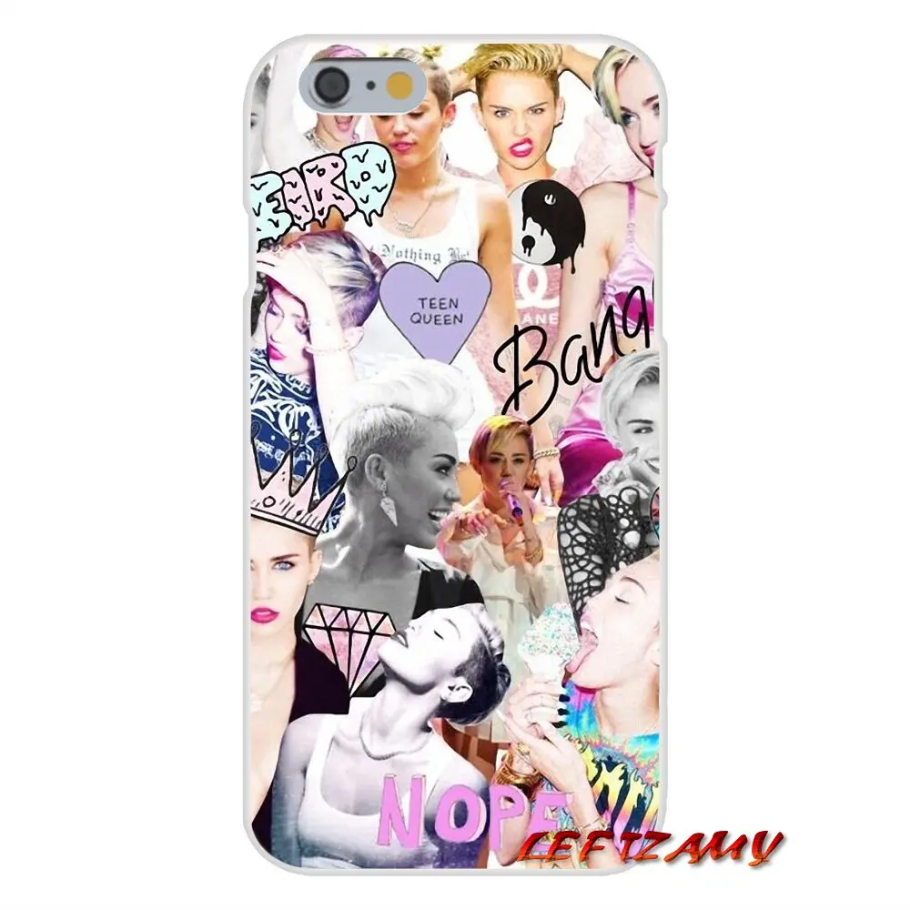 Для Samsung Galaxy A3 A5 A7 J1 J2 J3 J5 J7 2015 2016 2017 BANGERZ Miley Cyrus We Can T Stop collage прозрачные чехлы из