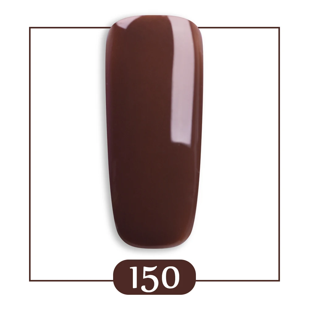 RS лак для ногтей УФ Цветной Гель-лак для ногтей набор кофе серия Гель-лак Vernis полуперманентный Ongle дизайн ногтей Французский маникюр 15 мл - Цвет: 150
