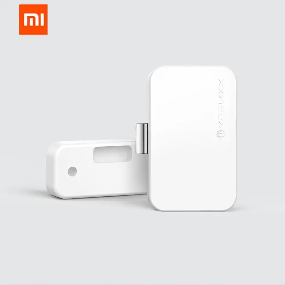 Xiaomi MIjia YEELOCK Умный Замок шкафа ящика без ключа Bluetooth приложение разблокировка Противоугонная Детская безопасность файл безопасности - Цвет: Белый