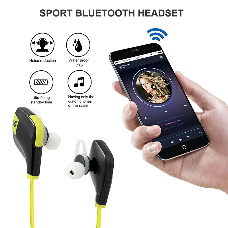 Magift5 спортом бег тренажерный зал Bluetooth наушники V4.1 вкладыши Беспроводной