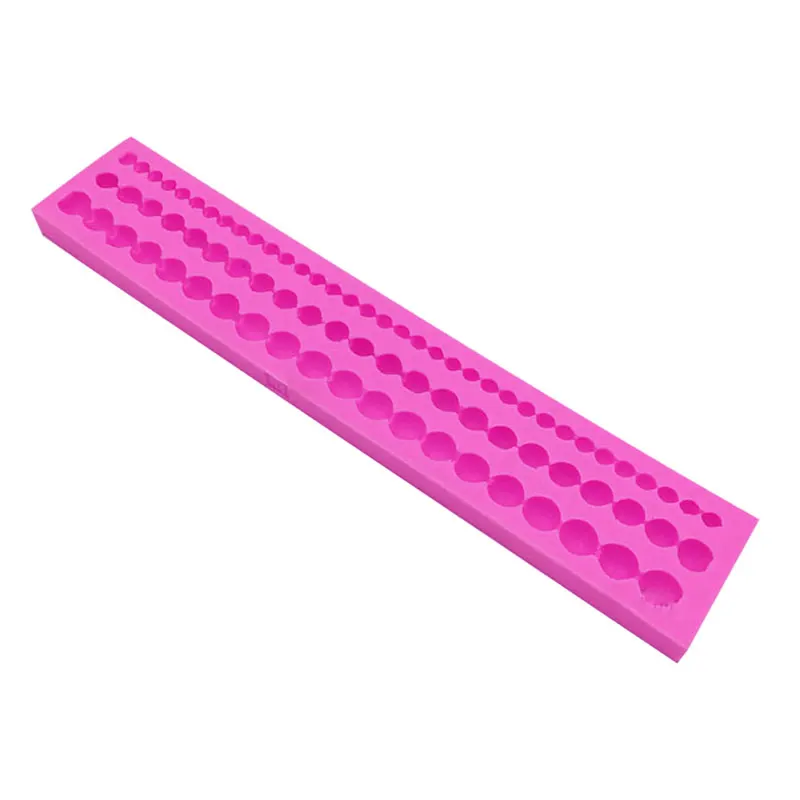 

DIY Cute Pearl String Beads Mold Silicone Fondant Cake Tools Sugar Chocolate Decoration Baking Mould Kitchen Accessories AA