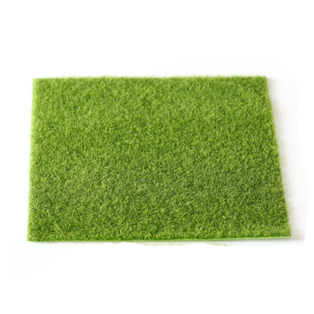

Creative Garden Grass Lawn Moss Miniature Craft Pot Fairy Dollhouse Home Decor 15*15cm/30*30cm 2 Sizes