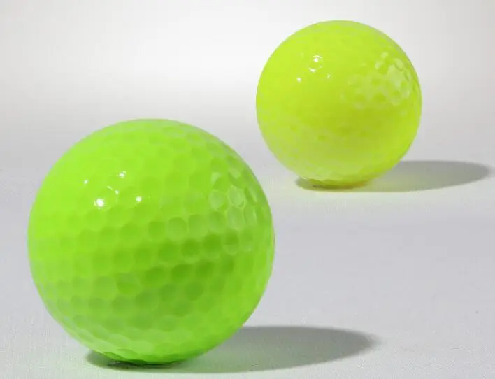 Высококачественные цветные мячи для гольфа, мячи для упражнений, специально для поля для гольфа - Цвет: Светло-зеленый