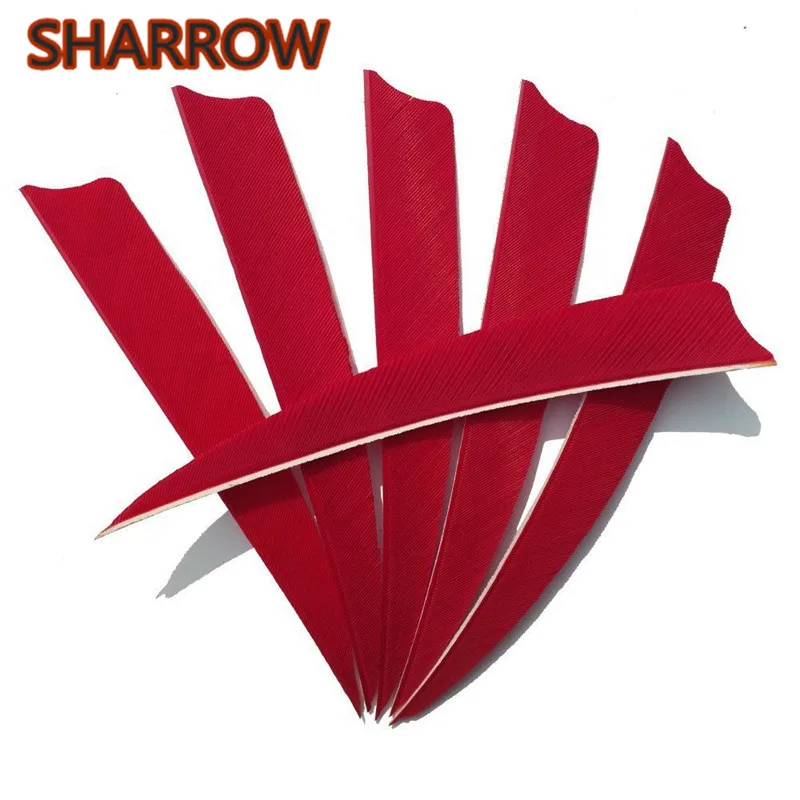 

50pcs 5" Archery Arrow Feather Natural Fletching Turkey Right Wings DIY Fletches Tools Arrow Vanes Hunting Shooting Accessories