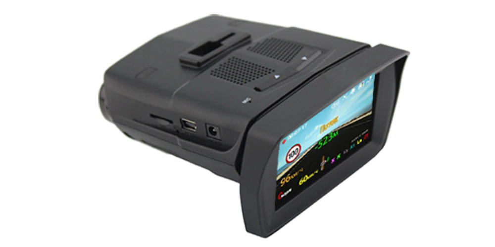 Автомобильный видеорегистратор 3 в 1 антирадар, GPS автомобильный детектор ночного видения камера Автомобильная камера антирадары, радар-детекторы видеорегистратор