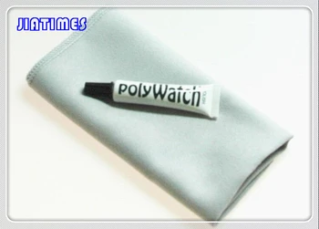 

Free Shipping 1pcs Polywatch SCRATCH REMOVAL Plastic/Acrylic Watch Crystals Glasses +1pc Free Cleaning Cloth