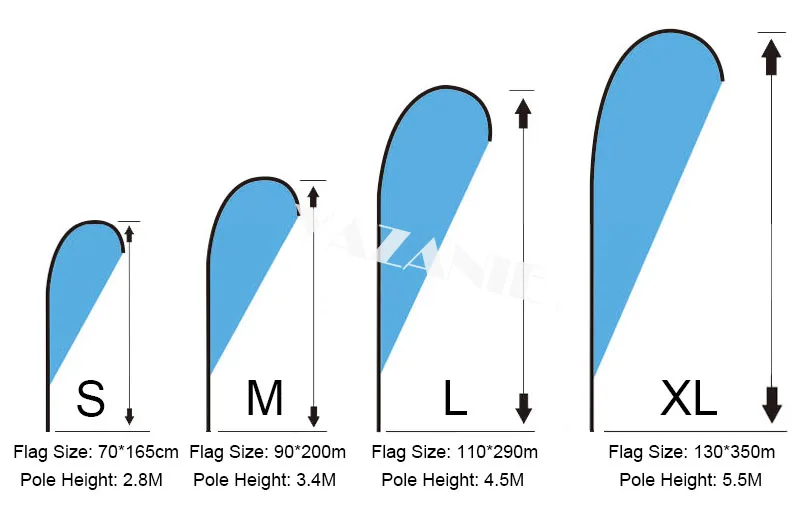 YAZANIE графическая печать на заказ лезвие перо флаг знаки пляж Bowflag каплевидный флаг с баннером для наружной рекламы продвижение