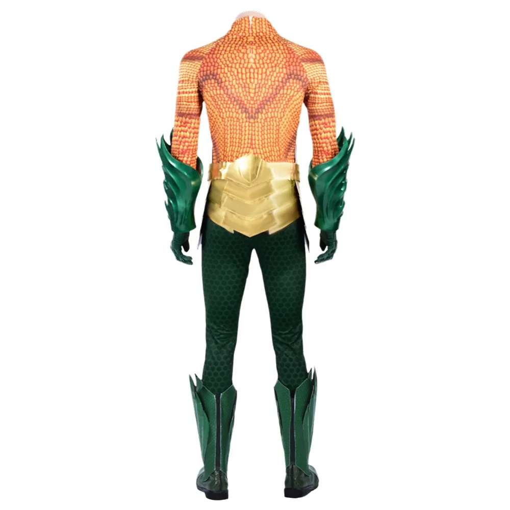 Костюм Aquaman Обувь для косплея Лиги справедливости Спортивный костюм Артура Карри