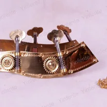 Бас части двойной бас Peg тюнер ключи металлический корпус 3/4 Прочный Латунь