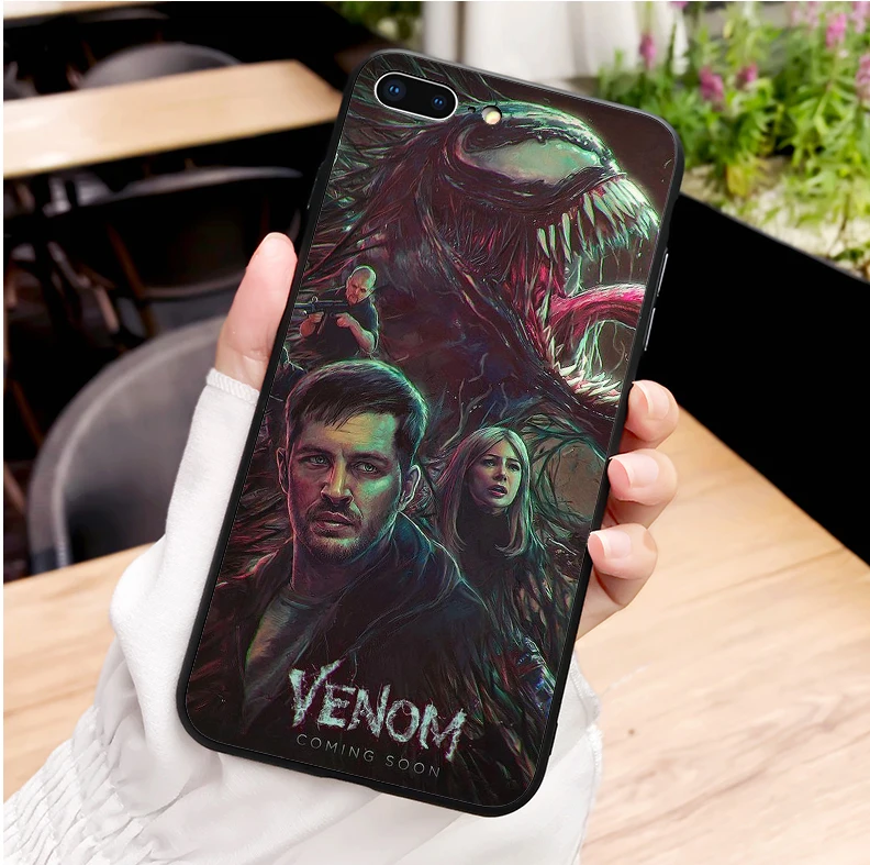 Роскошный чехол venom superhero marvel Мягкий силиконовый чехол для телефона для iPhone 11Pro MAX XR XS X10 5 5S 5SE 6 6S 11Pro MAX 6 7 8Plus