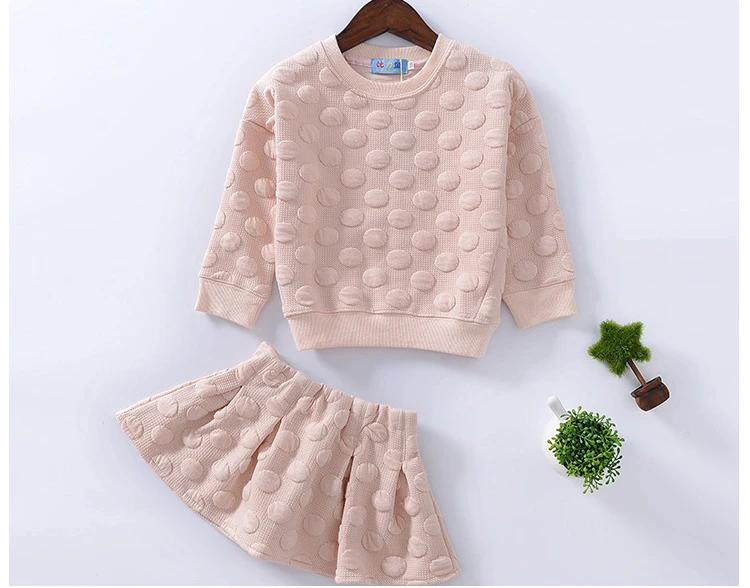 China imported cheap infant clothing set tracksuit kid girl fall