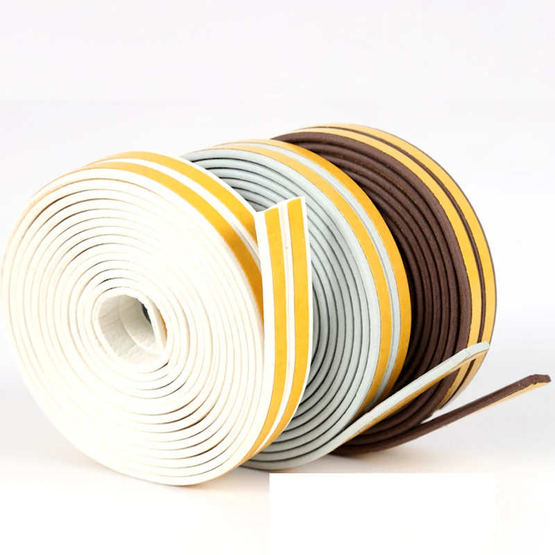 EPDM самоклеящаяся прокладка шкаф раздвижные створки двери окна уплотнительная