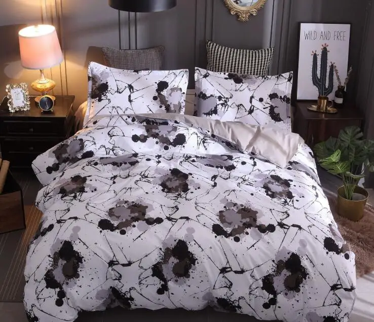 Abstract Design Polyester Duvet Set Duvet Cover Comforter Cover