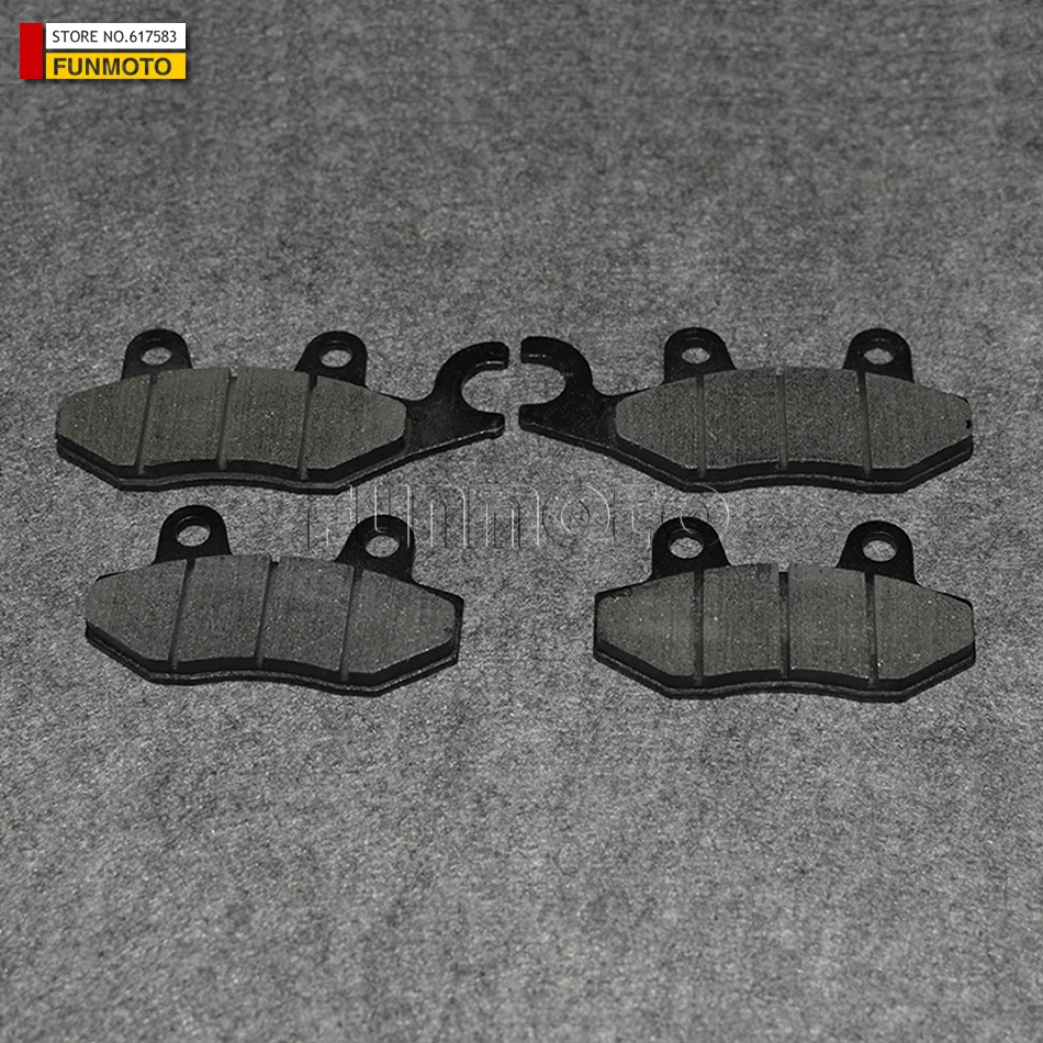 

front left and front right Brake Pads for CF MOTO Z6 Z625-3 Z625-6/YY350-5A parts no. is 9060-080910/9060-080810