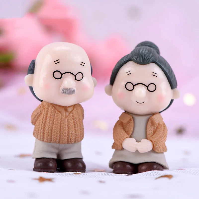 1 компл. Kiss Sweety Lovers парные фигурки сказочные миниатюры Garden гном мох подарок на