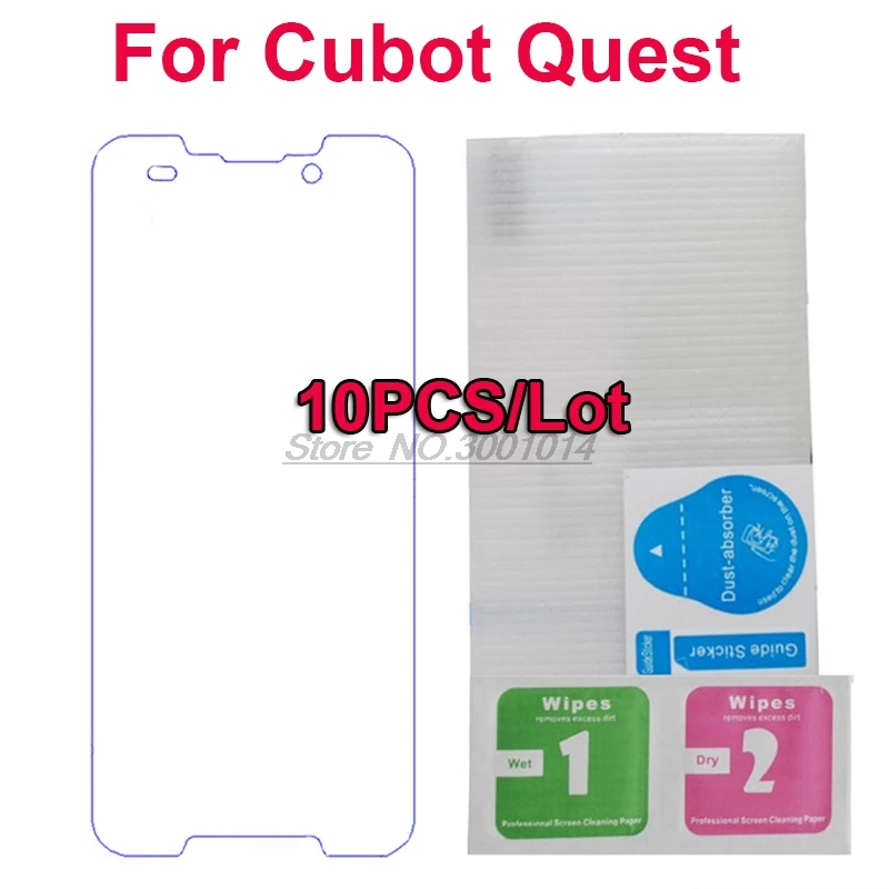 10 шт., закаленное стекло для Cubot Quest, защита экрана 9 H, Защитная пленка для смартфона, Передняя ЖК-пленка для Cubot Quest, чехол, крышка