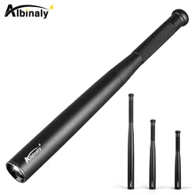 Albinaly Baseball Bat LED Flashlight 3800 Lumens Super Bright Baton aluminium alloy Torch for Emergency and Self Defense цена Albinaly Baseball Bat LED Flashlight 3800 Lumens Super Bright Baton aluminium alloy Torch for Emergency and Self Defense цены онлайн