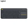 Беспроводная сенсорная клавиатура Logitech K400 Plus со встроенной сенсорной панелью для подключенных к Интернету телевизоров ► Фото 1/6