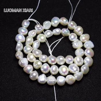 

Wholesale Natural Freshwater Irregular Random Shape Pearl Beads For Jewelry Making DIY Bracelet Necklace 8-9 mm Strand 15''