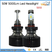 Free Shipping Super Bright 5202 h16 Led Car Headlight Conversion Kit Fog Lamp Bulb DRL 100W 10000LM 6000K 10V/30V DC Wholesale