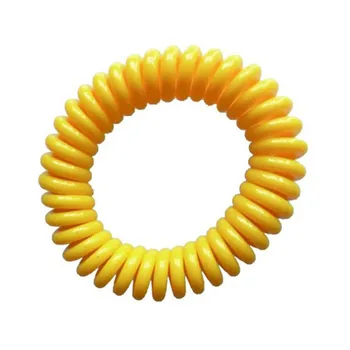 

280bags Standard level natural best spiral color silicone mosquito repellent bracelet