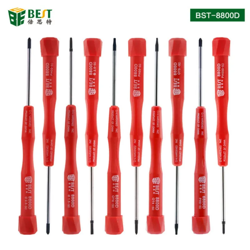 

BST-8800D Hand Tools Screwdriver for iPhone7 Samsung Cellphone Laptop for Repair Tools Kit Screwdrivers Set 5 in 1 Screwdriver