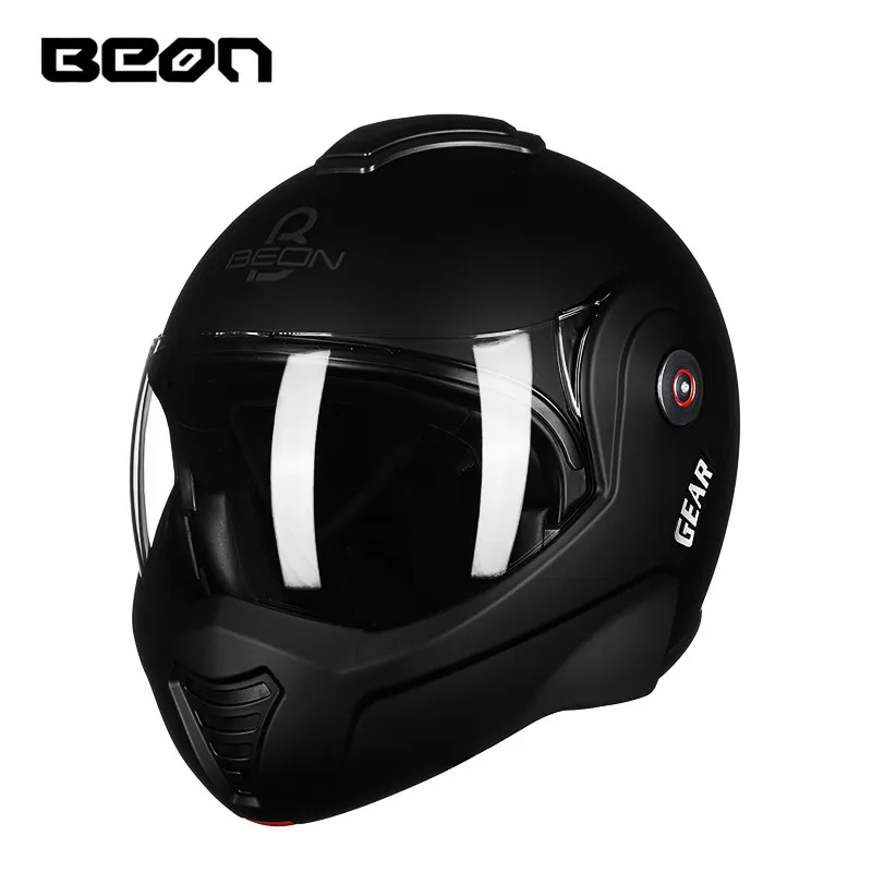 Beon мотоциклетный флип-шлем для мужчин сменный теплый зимний мото персональный мотоциклетный шлем для женщин крутой шлем для мотокросса - Цвет: 1