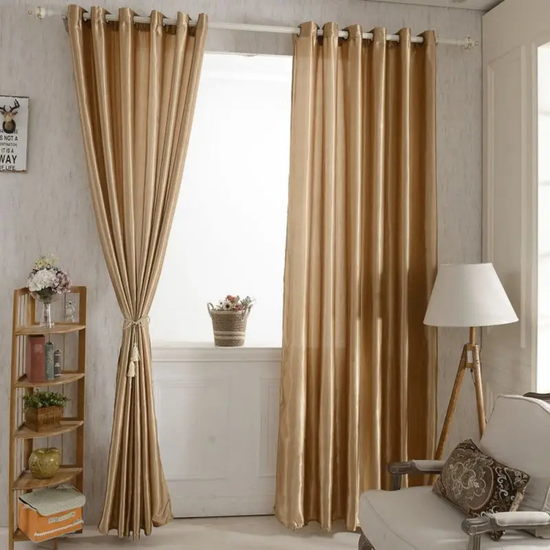 Затемняющие шторы для окон из прозрачного шелка гостиной спальни|curtain blinds|blackout