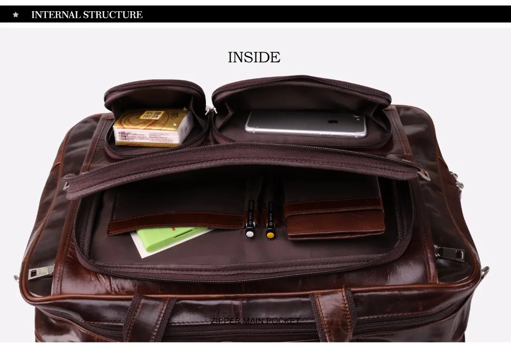 JOYIR классический мужской портфель сумка мужская сумка-мессенджер дорожная сумка для ноутбука для мужчин business мужской t деловой портфель из натуральной кожи мужской