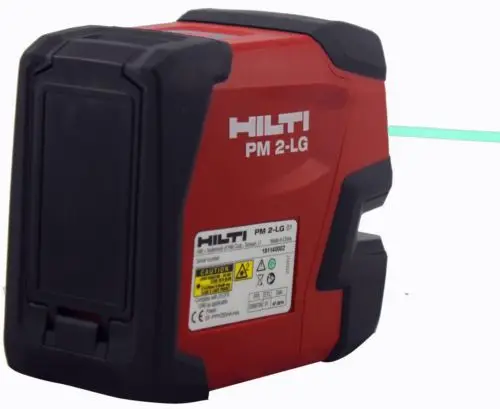 Hilti лазерный уровень PM 2-LG линия лазерной линии проекторы Зеленая лазерная линия
