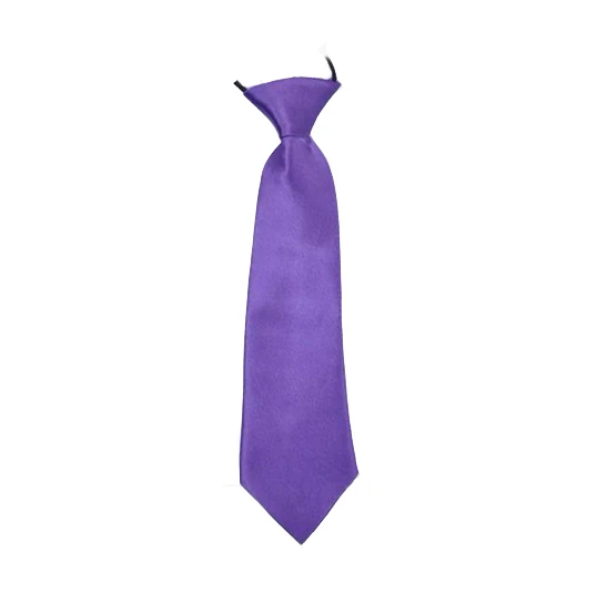 Детские однотонные свадебные галстуки-бабочки на завязках для маленьких мальчиков, YHB0003 - Цвет: purpe tie
