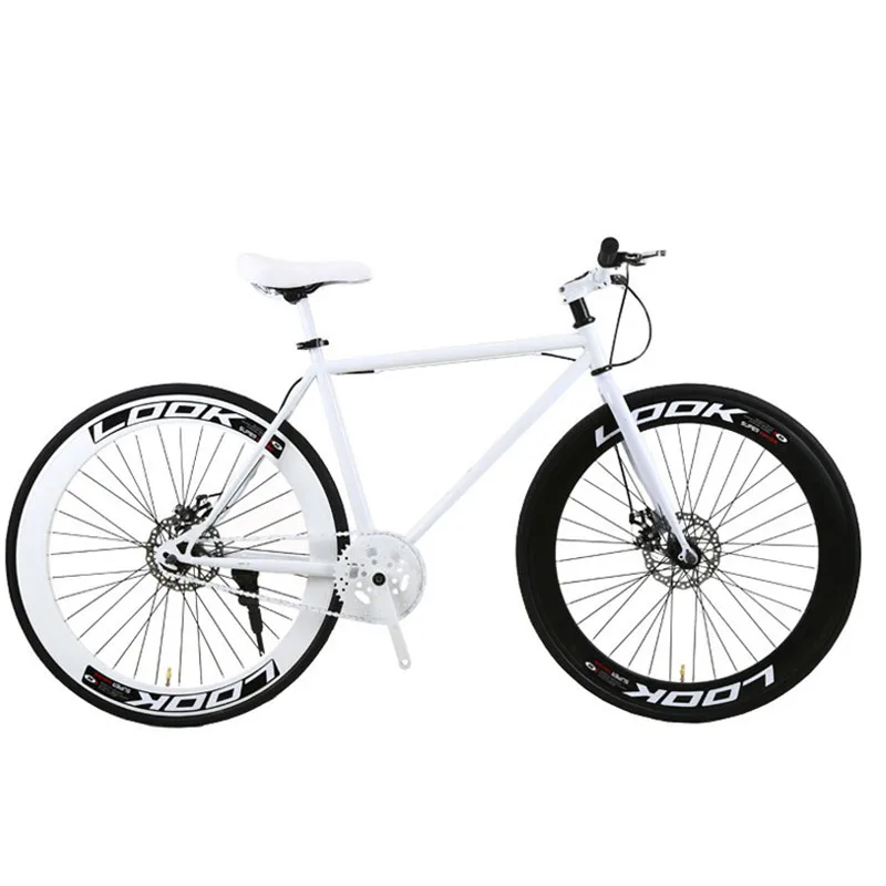 Велосипед 26 дюймов колеса 30 нож двойной дисковый тормоз студенческий Универсальный многофункциональный многоцветный специальный велосипед - Цвет: white and black