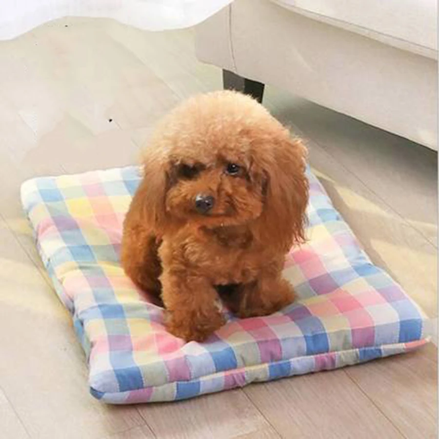 

Winter Pet Bed Cushion Dog Cat Warm Mat Sleep Bull Terrier Chihuahua Dog Kennel Golden Retriever Coperta Cane Honden Mat 50GW05