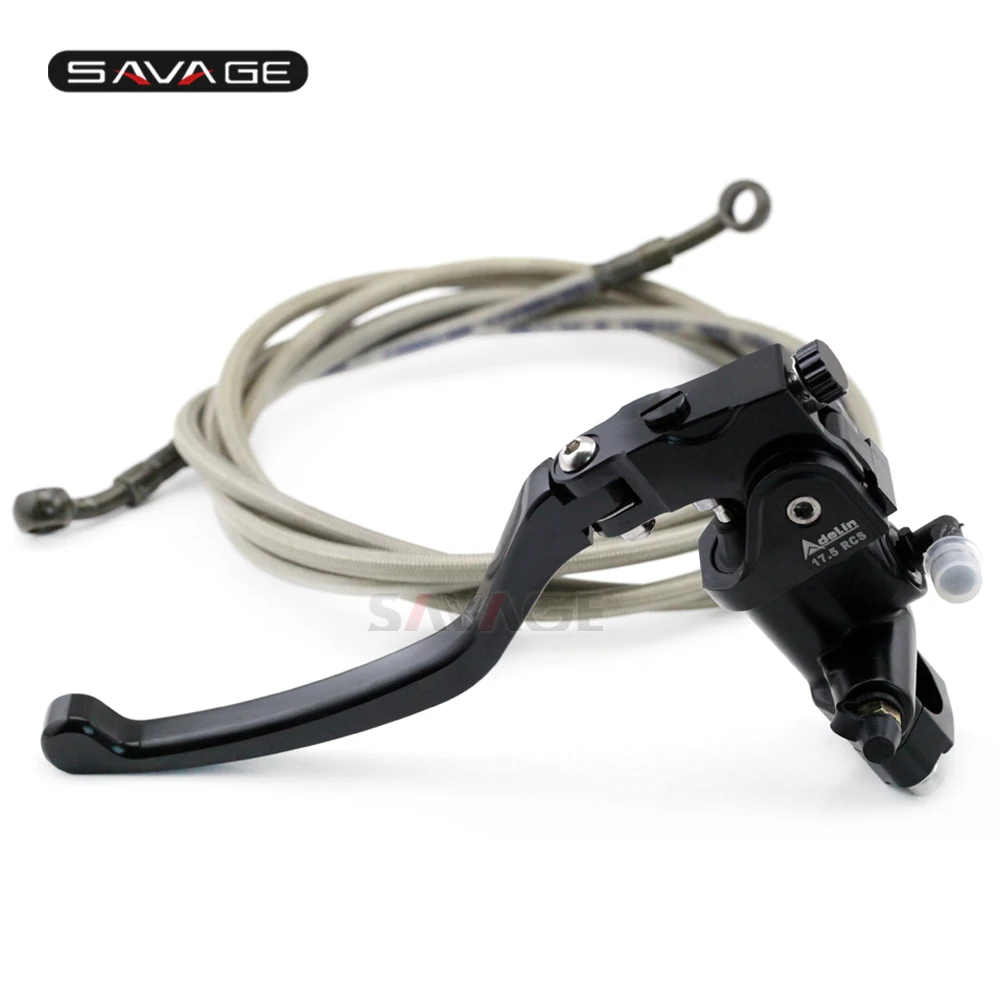 Left Side Pump Lever Radial Master Cylinder Stunt Bike Brake system Hydraulic Steel Braided Brake Oil Hose Motorcycle Motorbike цена Left Side Pump Lever Radial Master Cylinder Stunt Bike Brake system Hydraulic Steel Braided Brake Oil Hose Motorcycle Motorbike цены онлайн