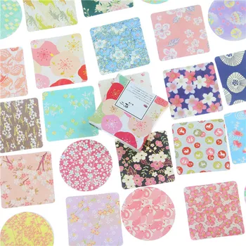 

40 Pcs/box MISS TIME Colorful flowers paper sticker decoration DIY diary scrapbooking sealing sticker stationery