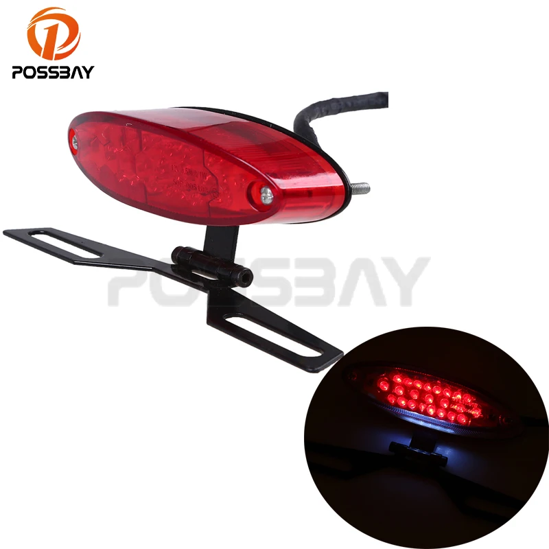 

POSSBAY Motorcycle Accessories Light Taillight Rear Light Brake Lamp For Suzuki Harley Davidson Cafe Racer Motorbike Tail Light